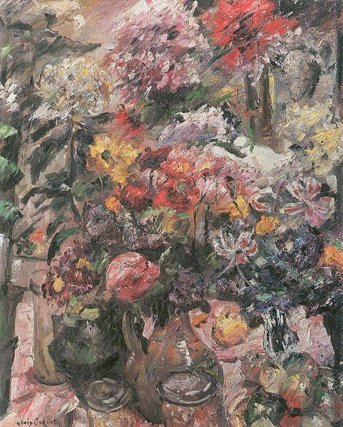 Lovis Corinth Stillleben mit Chrysanthemen und Amaryllis China oil painting art